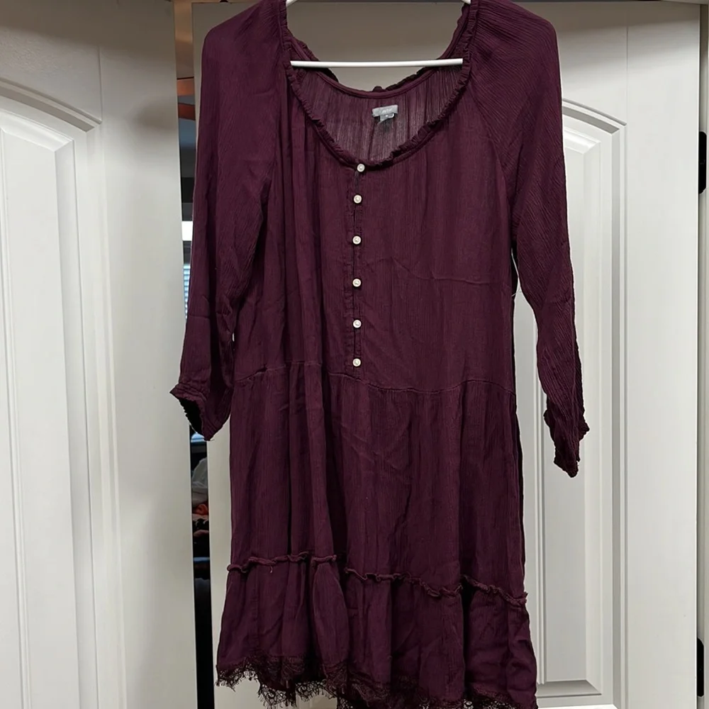 Aerie Peasant Dress Size Medium - Picture 6 of 16